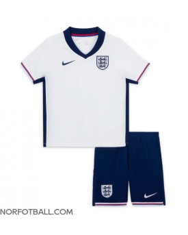 Billige Fotballdrakt England Replika Hjemmedraktsett Barn EM 2024 Kortermet (med bukser)